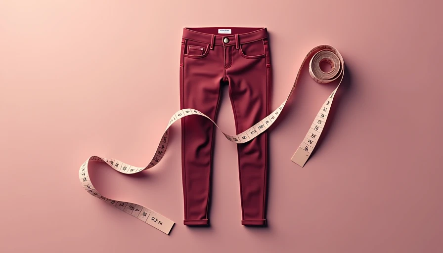 Illustration for skinny jeans on men