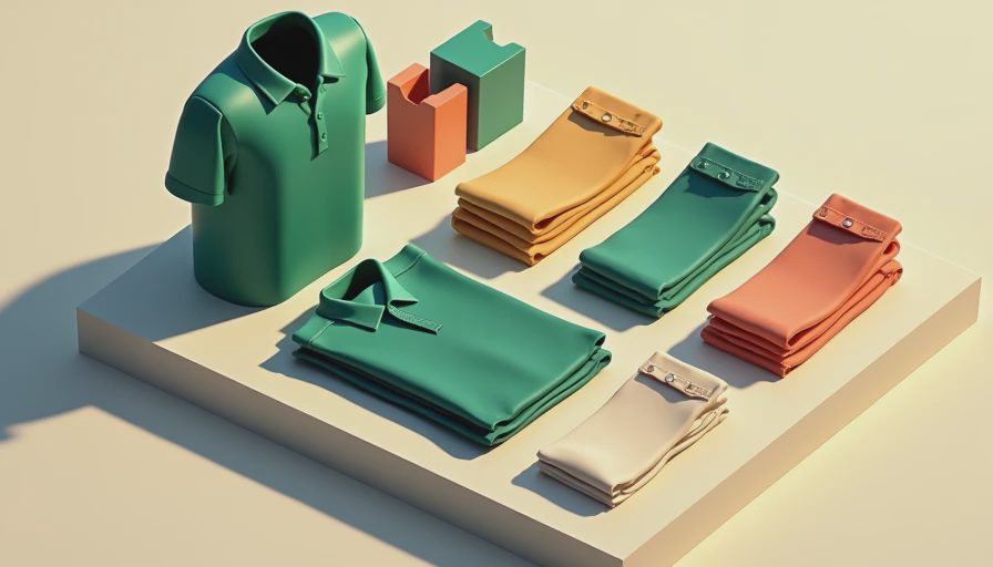 Visual context for what color pants with green shirt