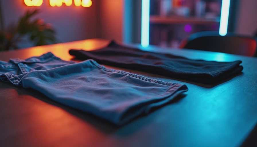 Visual context for light jeans and black shirt